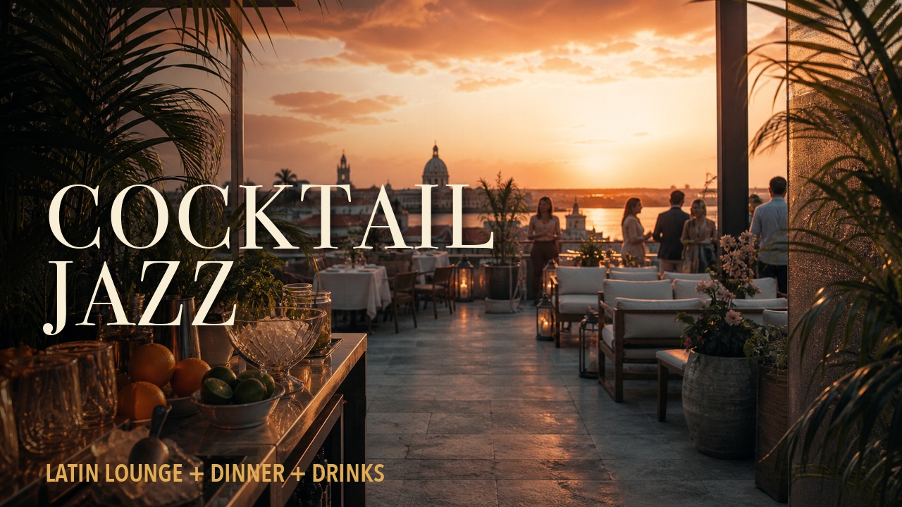 Thumbnail for Instrumental Cocktail Jazz 🍸 2026 Latin Lounge Music for Dinner & Drinks | No Vocals | 2 Hours