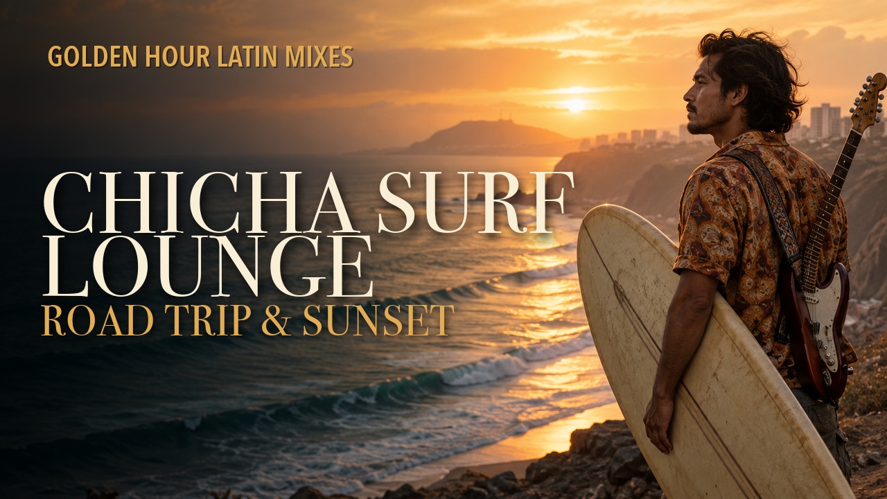 Thumbnail for Peruvian Chicha Surf Lounge 🌊 2026 Psychedelic Cumbia Guitar for Roads & Sunset