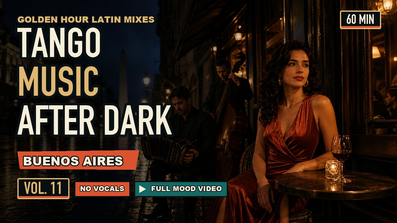 Thumbnail for Buenos Aires After Dark 🌙 No-Vocals Tango Mix | 60 Min