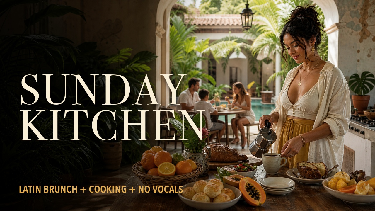 Thumbnail for Latin Brunch Music ☀️ 2026 Tropical Sunday Kitchen for Cooking & Family Time